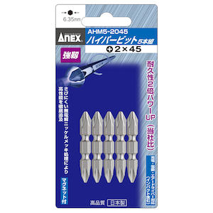 �A�l�b�N�X(ANEX)�b�n�C�p�[�r�b�g �����^�C�v 5�{�g(+2�~45)�bAHM5-2045