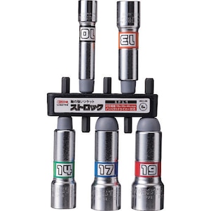 ���u�e�b�N�X�b�X�g���b�N 5�{�Z�b�g (10mm�A13mm�A14mm�A17mm�A19mm)�bDSXL5S
