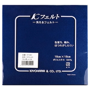 KIYOHARA�b�􂦂�t�F���g 1�����i146�E��18cm�~�c18cm�~����1mm�j�bKT1001146