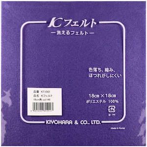 KIYOHARA�b�􂦂�t�F���g 1�����i148�E��18cm�~�c18cm�~����1mm�j�bKT1001148