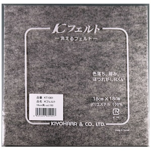 KIYOHARA�b�􂦂�t�F���g 1�����i150�E��18cm�~�c18cm�~����1mm�j�bKT1001150