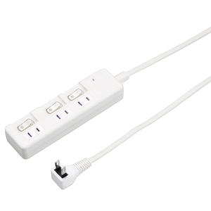 ���U���b���K�[�h�t�ߓd�^�b�v�i3�� 1.0m�j�z���C�g�bH8KS331WH