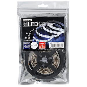 ���U���bUSB LED�e�[�v���C�g�i���F�j 1m�bTPL011WH
