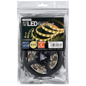 ���U���bUSB�@LED�e�[�v���C�g�i�d���F�j�@1m�bTPL011WA