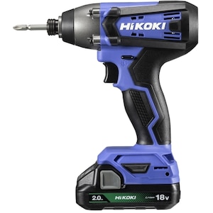 HiKOKI�b18V �R�[�h���X�C���p�N�g�h���C�o 150N�Em (2.0Ah�o�b�e���[(BSL1820M)�~2�E�[�d��(UC18YKSL)�t��)�bFWH18DF(2BG)