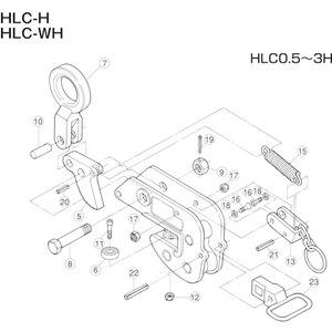 �X�[�p�[�c�[���b���݃N�����v(HLC-H)�p�p�b�h�Z�b�g�bHLP0.5H