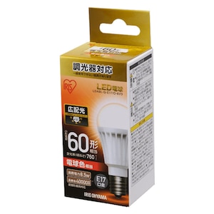 �A�C���X�I�[���}�bLED�d�� ���`�d���` 60W�`����/760lm(�d���F����)�y������Ή��z�y1�z�bLDA9L-G-E17/D-6V3