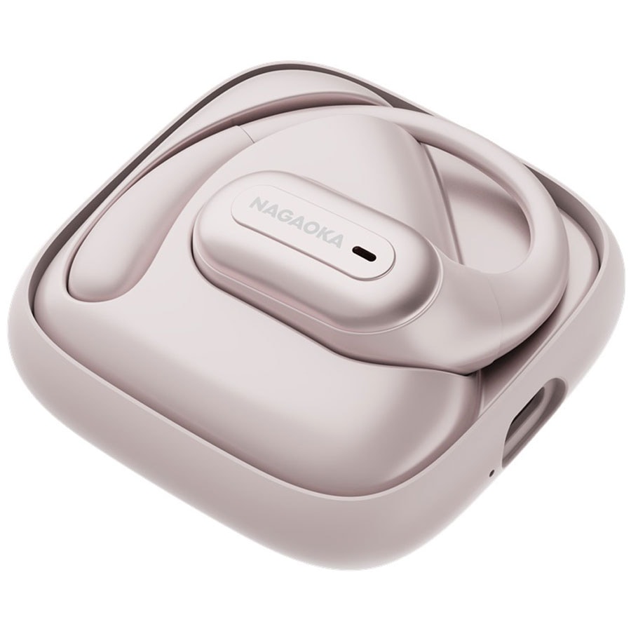 完全ワイヤレスBluetoothオープンイヤー型イヤホン(ブラック