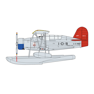 1/72 SOC-3 シーガル 水上機型 “戦艦ペンシルベニア搭載機”【02394】