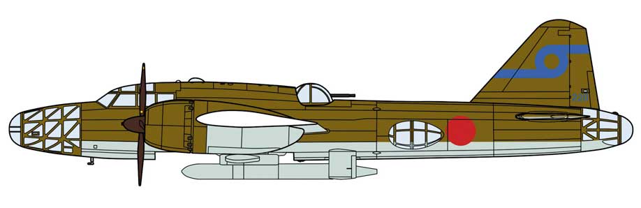 1/72 三菱 キ67 四式重爆撃機 飛龍 イ号一型甲 誘導弾搭載機 - ミニカー