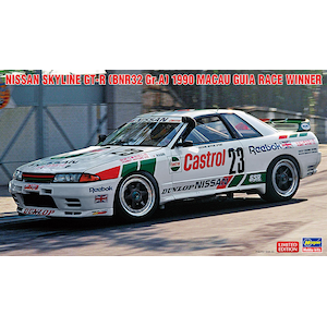 【再生産】1/24 ニッサン スカイラインGT-R [BNR32 Gr.A仕様] 1990 マカオ ギアレース ウィナー【20581】