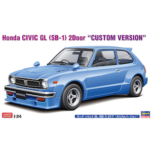 1/24 ホンダ シビック GL (SB-1) 2ドア “カスタムバージョン”【20773】