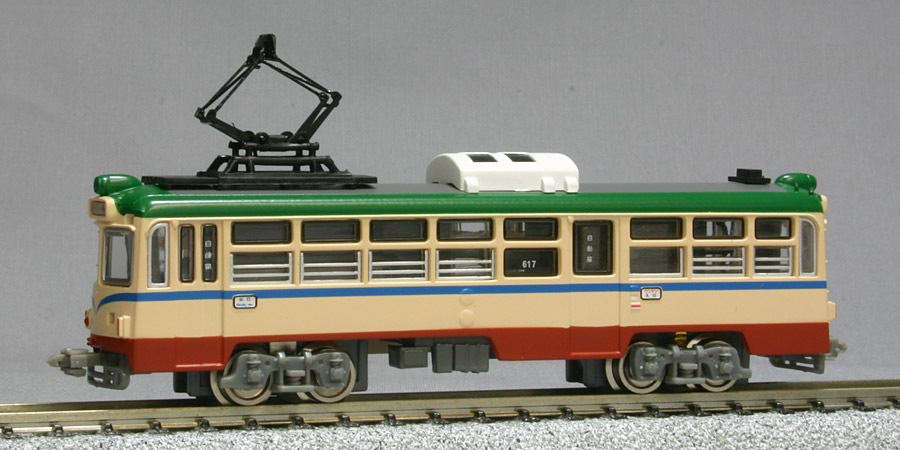 完成品】1/80 とさでん交通 土佐電鉄 600型 桃太郎電鉄号！置物 - 鉄道模型