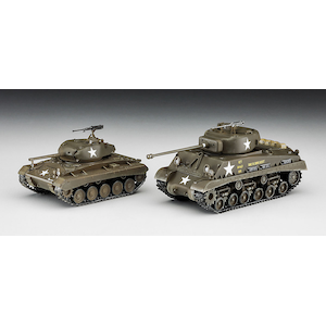 1/72 M4A3E8 シャーマン ＆ M24 チャーフィー “アメリカ陸軍主力戦車 コンボ【30068】