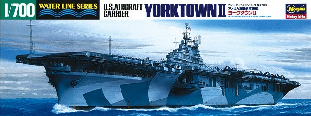 再生産】1/700 アメリカ 航空母艦 ヨークタウンII【WL709