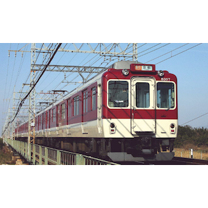 (N) A1240 近鉄8000系 裾帯なし 座席グレー 4両セット