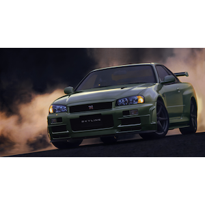 1/24 スカイラインGT-R V-specII Nur(NISMOフロントエアロバンパー付き) BNR34型【ID285】
