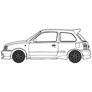 フジミ｜1/24 インチアップシリーズNo.295 NISSAN MARCH (K11型) NISMOパーツ付き【ID295】｜F ID295 ﾆｯｻﾝ ﾏｰﾁ K11 NISMO