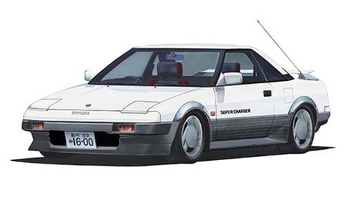 再生産】1/24 峠シリーズ No.4 トヨタ MR2(AW11)【峠-4