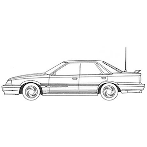 フジミ｜1/24 ハイソカーシリーズ No.14 7th スカイライン 4ドアH.T GTS(ハイソカーバージョン)【HC14】｜ﾌｼﾞﾐ HC14 7th ｽｶｲﾗｲﾝ 4ﾄﾞｱH.T GTS