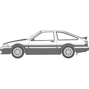 �t�W�~�b1/24 ���V���[�Y No.1 EX-1 �g���^ �n�`���N���r�� AE86(�J�[�{���{���l�b�g�f�J�[���t��)�y��1EX-1�z�b̼�� ĳ��1EX-1 ��� ��۸���� AE86