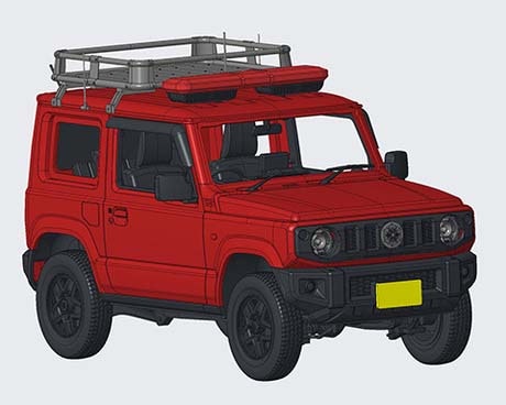 1/24 インチアップシリーズ No.185 スズキ ジムニー JB64（消防