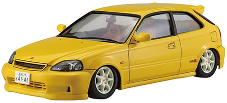 1/24 峠シリーズ No.11EX-1 ホンダ シビック(EK9)タイプR後期型 特別