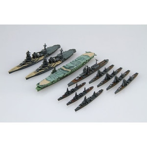 1/3000 集める軍艦シリーズNo.7 捷一号作戦/北号作戦 航空戦艦艦隊セット（伊勢/日向/瑞鶴/大淀/駆逐艦7隻）【軍艦-7】