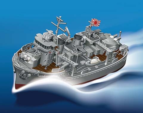 ⭐︎ちび購入ページ⭐︎ ちび丸艦隊シリーズ No.5 EX-1 ちび丸艦隊 雪風 特別仕様