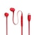 JBL｜マイク＆コントローラー搭載USB Type-C接続イヤホン(レッド)｜JBLT310CRED