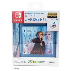 【Switch】Nintendo Switch専用 カードケースカードポケット24（アナと雪の女王2）