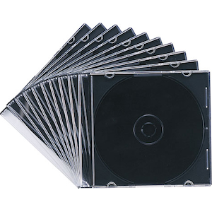 �T�����T�v���C�bBlu-ray�EDVD�ECD�P�[�X�i�X�����^�C�v�E10���Z�b�g�E�u���b�N�j�bFCD-PU10MBKN