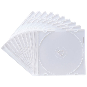 �T�����T�v���C�bBlu-ray�EDVD�ECD�P�[�X�i�X�����^�C�v�E10���Z�b�g�E�z���C�g�j�bFCD-PU10MWN