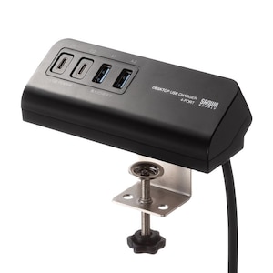 �T�����T�v���C�bUSB PD�Ή��N�����v��AC�[�d�� PD65W�EC�~2�{A�~2�i2m�E�u���b�N�j�bACA-PD106BK