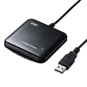 サンワサプライ|接触型ICカードリーダライタ|ADR-MNICUBK サンワサプライ|接触型ICカードリーダライタ|ADR-MNICUBK