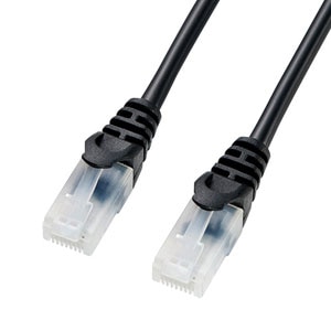 �T�����T�v���C�b�c���܂�h�~ �X�^���_�[�h CAT5e LAN�P�[�u���i3m�E�u���b�N�j�bLA-Y5TS-03BK