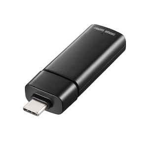 �T�����T�v���C�bUSB 5Gbps Type-C �J�[�h���[�_�[�bADR-5TCMSD1BK