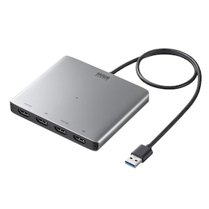 �T�����T�v���C�bUSB-HDMI�f�B�X�v���C�A�_�v�^�i4��ʏo�́j�bUSB-CVU3HD7