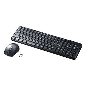 サンワサプライ｜マウス付きワイヤレスキーボード（ブラック）｜SKB-WL25SETBK