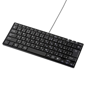 サンワサプライ｜USBスリムキーボード（ブラック）｜SKB-SL18BKN