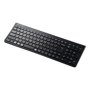 サンワサプライ｜Bluetoothスリムキーボード（テンキー付き・ブラック）｜SKB-BT31BK