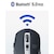 �T�����T�v���C�bBluetooth 5.0 �u���[LED�}�E�X �É� 5�{�^�� M�T�C�Y�i�u���b�N�j�bMA-BTBL162BK
