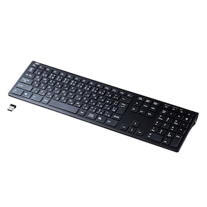 サンワサプライ｜ワイヤレススリムキーボード｜SKB-WL33BK