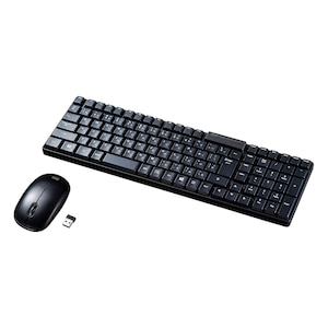 サンワサプライ｜マウス付きワイヤレスキーボード（ブラック）｜SKB-WL34SETBK