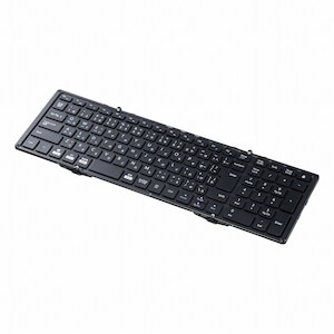 サンワサプライ｜Bluetooth折りたたみフルキーボード（ブラック）｜SKB-BT35BK