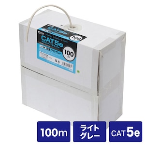 �T�����T�v���C�b�J�e�S��5e UTP�P���P�[�u���̂� �X�^���_�[�h�P�[�u���^�C�v�i100m�E���C�g�O���[�j�bKB-T5-CB100N
