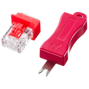 �T�����T�v���C�b�v���O���b�N�iRJ-45�Ή��j�bADT-RJ45LOCK
