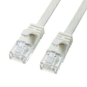 �T�����T�v���C�bLAN�P�[�u�� �J�e�S��6A �t���b�g�^�C�v 0.5m�i�z���C�g�j�bKB-FL6A-005W