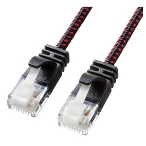 �T�����T�v���C�b�ߐ܂�h�~ �J�e�S��6A �׌a ���b�V��LAN�P�[�u�� 0.5m�i�u���b�N�����b�h�j�bKB-T6AME-005BKR