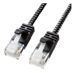 �T�����T�v���C�b�ߐ܂�h�~ �J�e�S��6A �׌a ���b�V��LAN�P�[�u�� 5m�i�u���b�N���z���C�g�j�bKB-T6AME-05BKW
